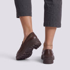 Mocassins Femme à Talon Compensé