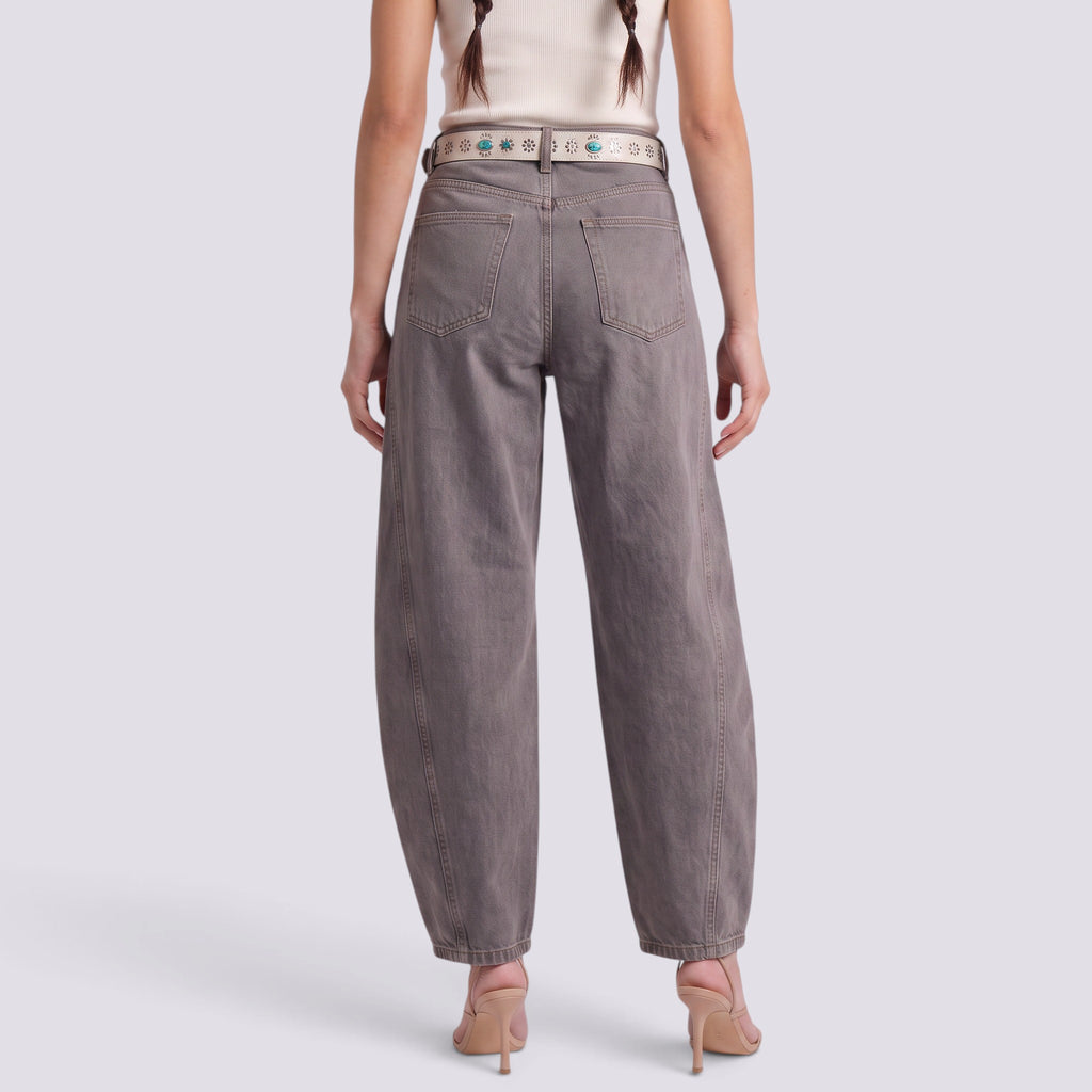 Jean Large Femme Taille Mi-Haute
