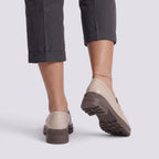 Mocassins Femme à Talon Compensé