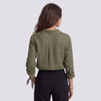 Blouse Femme Chic Dos Noué