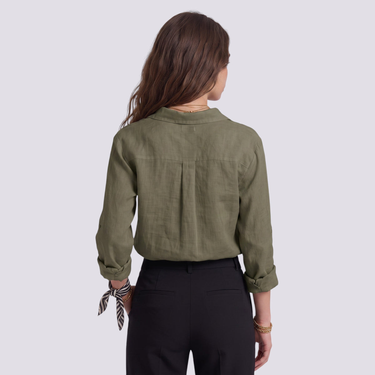 Blouse Femme Chic Dos Noué