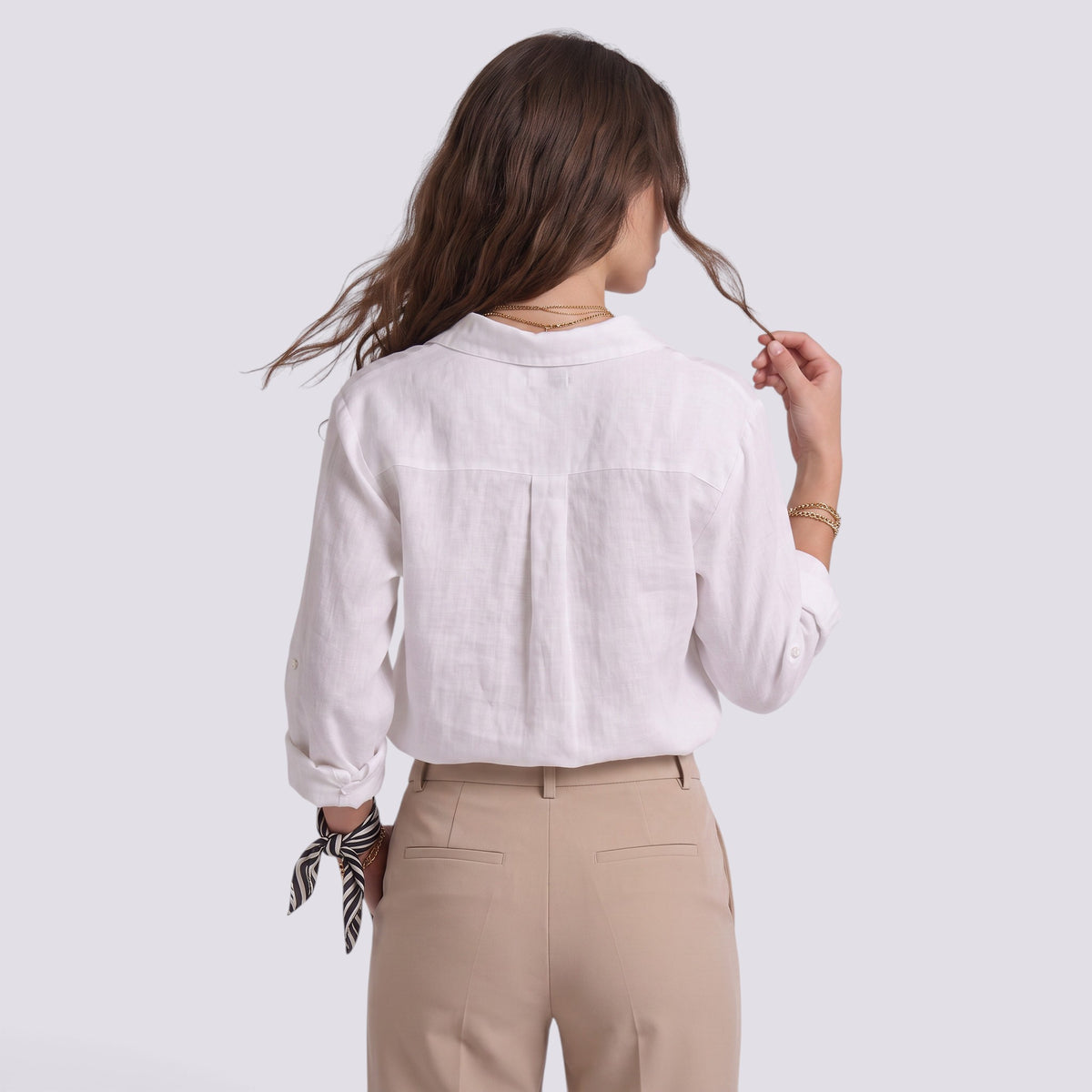 Blouse Femme Chic Dos Noué