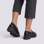 Mocassins Femme à Talon Compensé