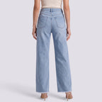 Jean Large Femme Coupe Wide Leg Toutes Saisons