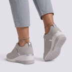 Baskets Plateforme Femme Compensées Lacées
