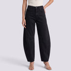 Jean Large Femme Taille Mi-Haute
