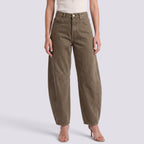 Jean Large Femme Taille Mi-Haute