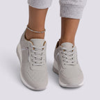 Baskets Plateforme Femme Compensées Lacées