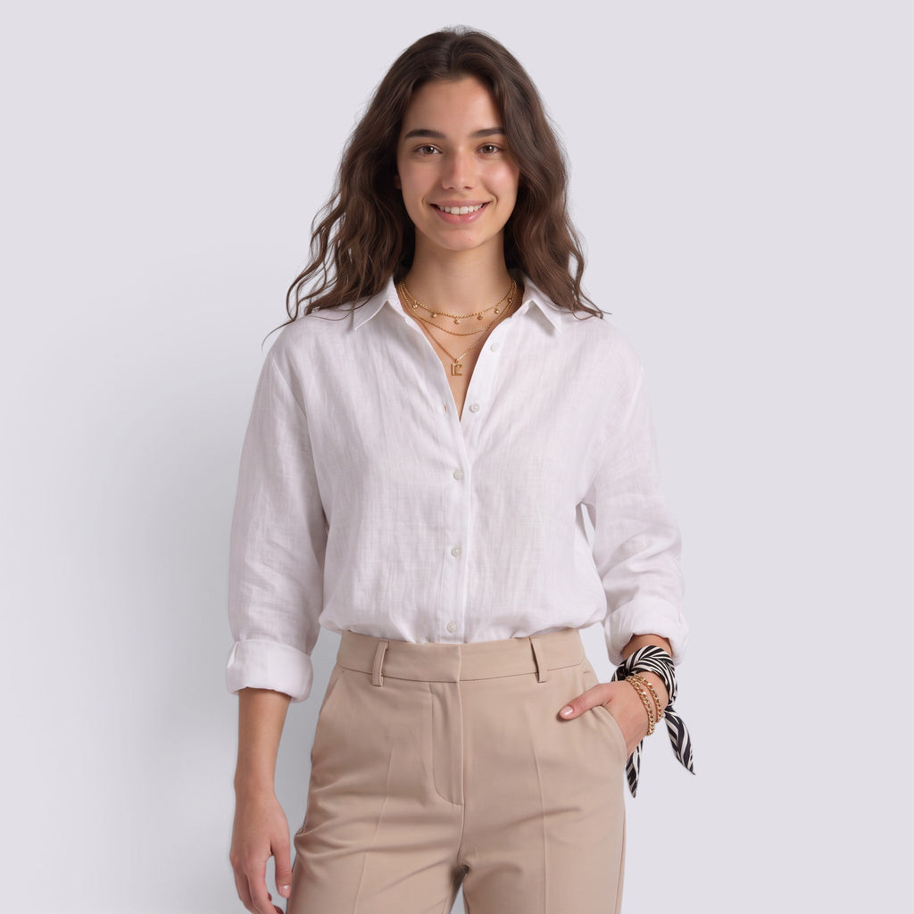 Blouse Femme Chic Dos Noué