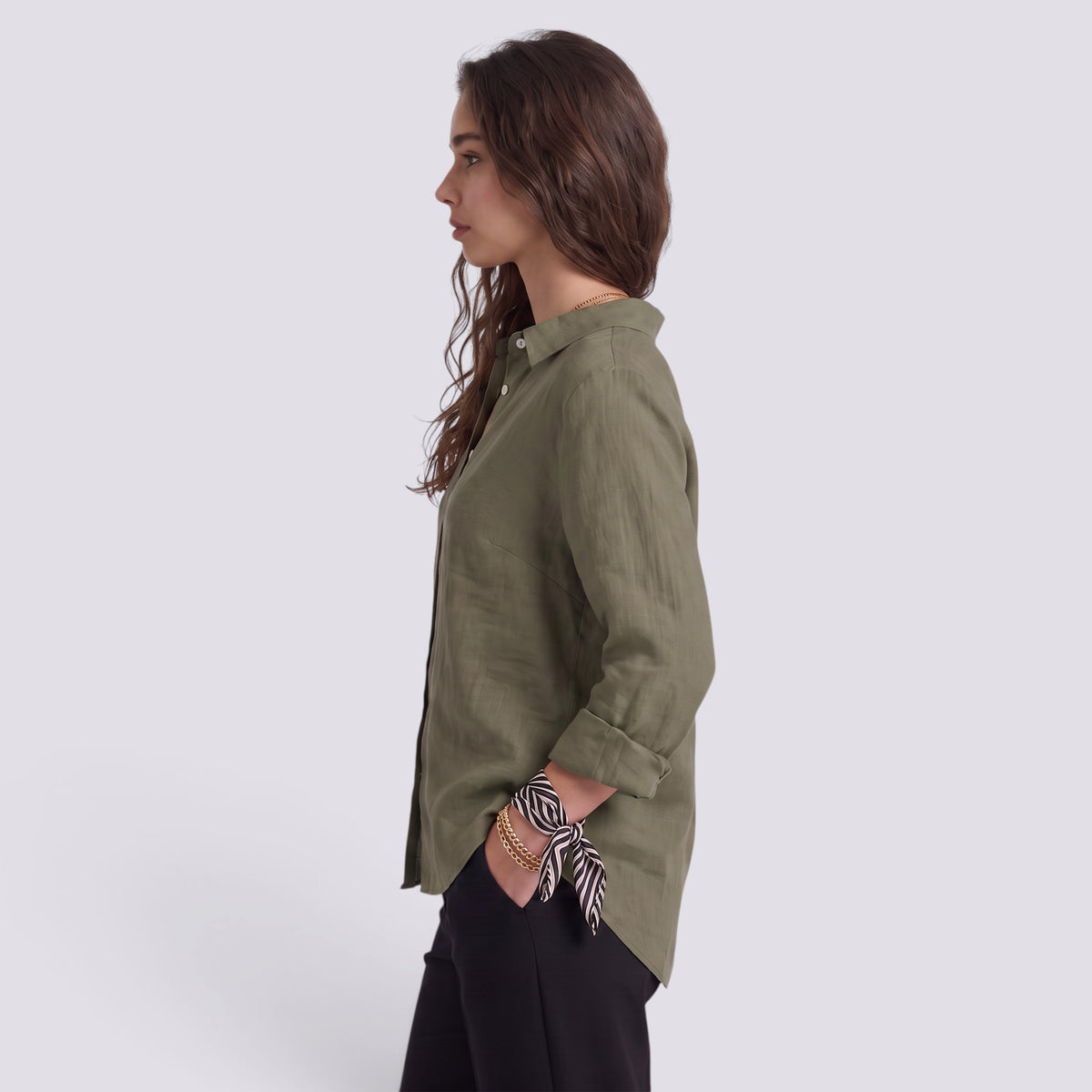 Blouse Femme Chic Dos Noué